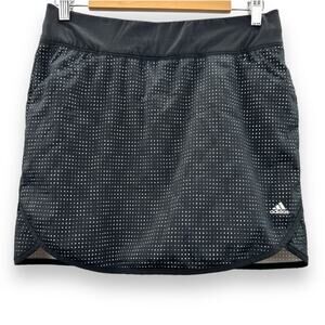 Adidas Golf Rangewear Black‎ & White Dot Print Activewear Skort Size S